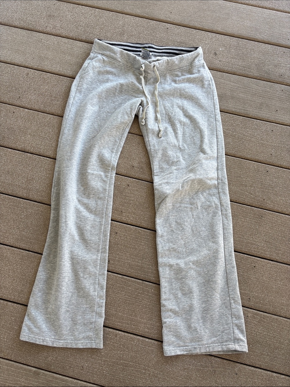 Old Navy Light Gray Drawstring Jogger Pants
